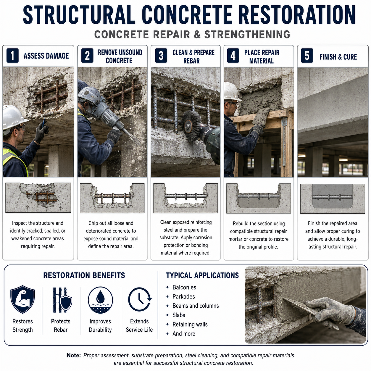 structural concrete restoration