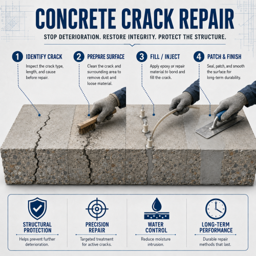 concrete crack repair